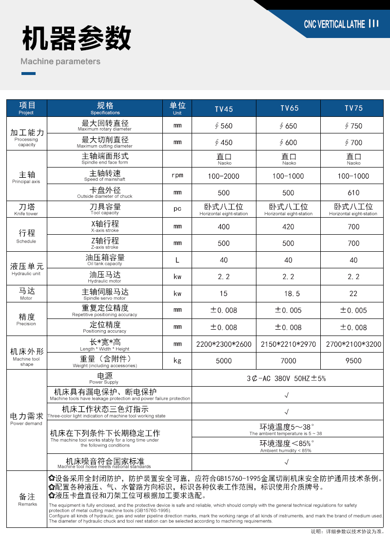 切削数控立车VTC75 高精密立式车床 轮毂立车