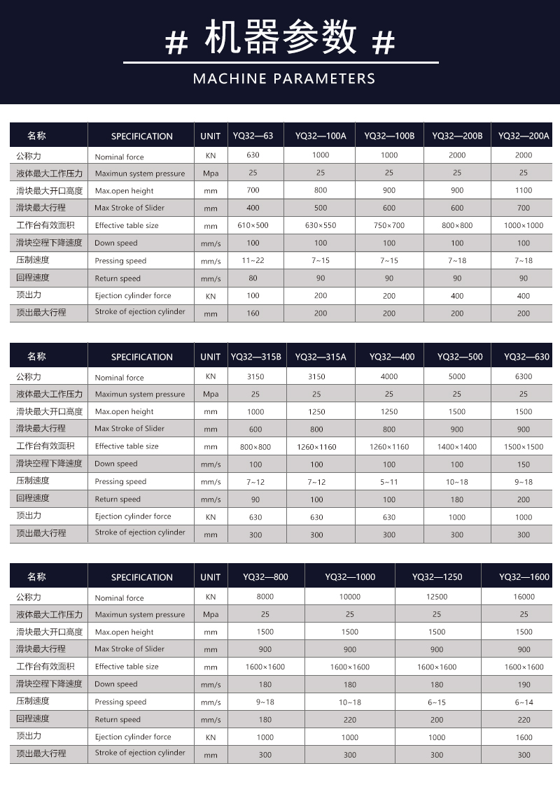 315吨碳纤维液压机 自行车架热压成型压力机产品参数